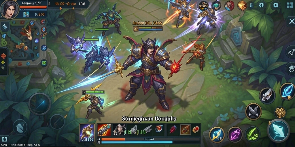 Screenshot menampilkan aksi strategis dalam permainan SLG 5ZK.