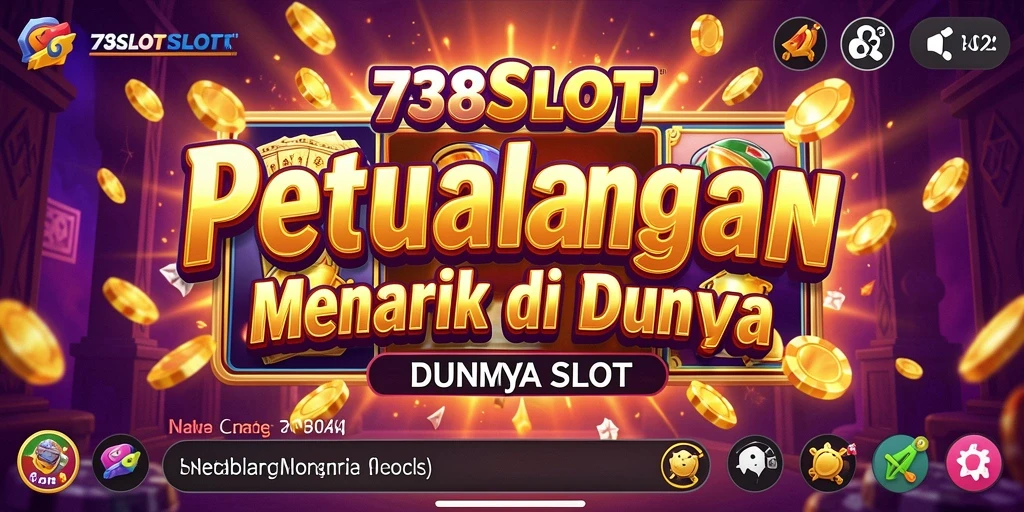 Tampilan gameplay menarik dari 738SLOT dengan petualangan seru.