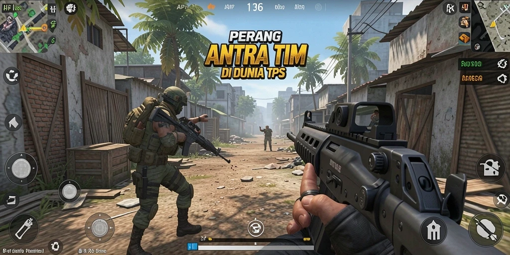 Gameplay mendebarkan dalam API36 dengan pertempuran tim yang intens.