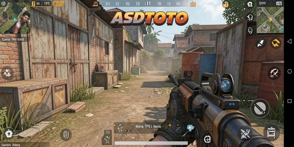 Tampilan screenshot ASDTOTO yang menampilkan aksi intens dalam game TPS.