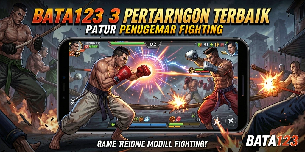 Tangkapan layar dari permainan BATA123 menunjukkan aksi pertarungan yang intens.