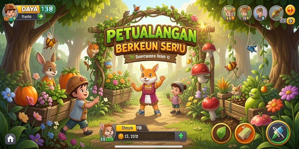 Tampilan menarik dari gameplay <strong>DAYA138</strong> yang menggambarkan aktivitas pertanian.