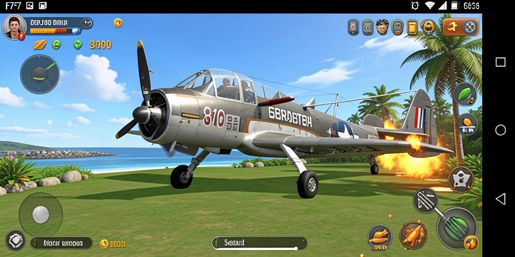 Screenshot utama F7F7 menampilkan gameplay yang mengasyikkan dan penuh warna.