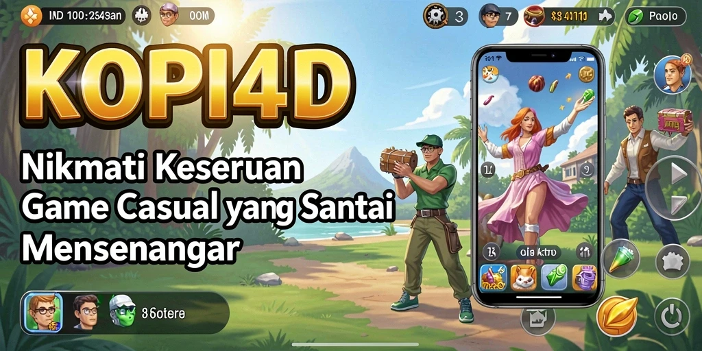 Screenshot KOPI4D menampilkan keseruan gameplay yang santai.