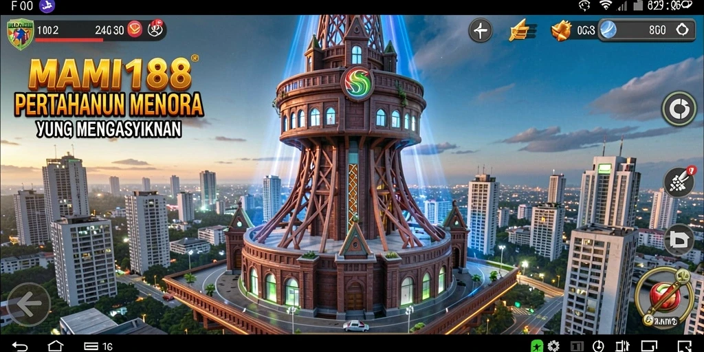 Tangkapan layar yang menampilkan gameplay Tower Defense yang mendebarkan.