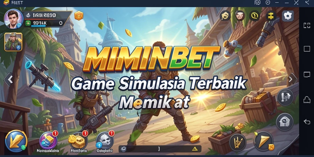 Screenshot MIMINBET menampilkan gameplay dinamis dan interaktif dari simulasi yang menarik.