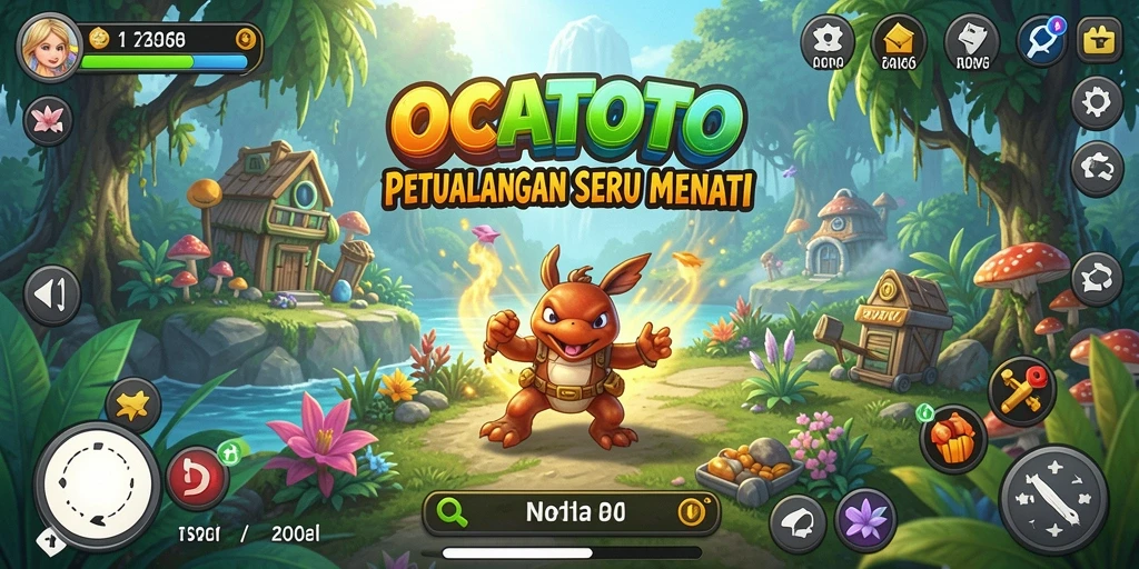 Gameplay OCATOTO yang seru dan menantang.