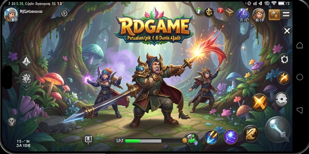 Tampilan gameplay RPGAME yang menegangkan dan penuh petualangan.