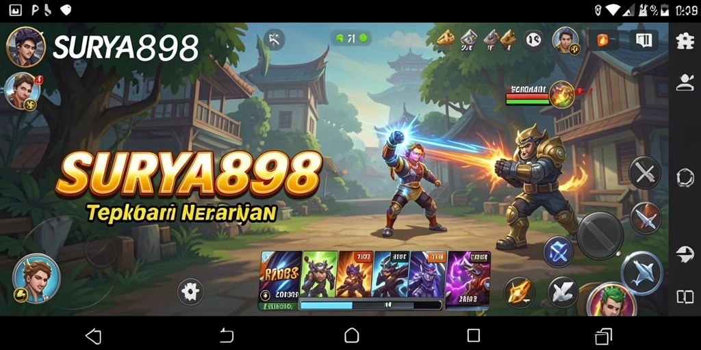 Screenshot dari tampilan utama aplikasi SURYA898 dengan fitur pengingat.